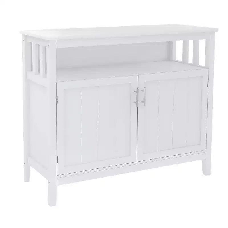 Bahut en bois de 101,5 cm avec 2 portes et 1 étagère