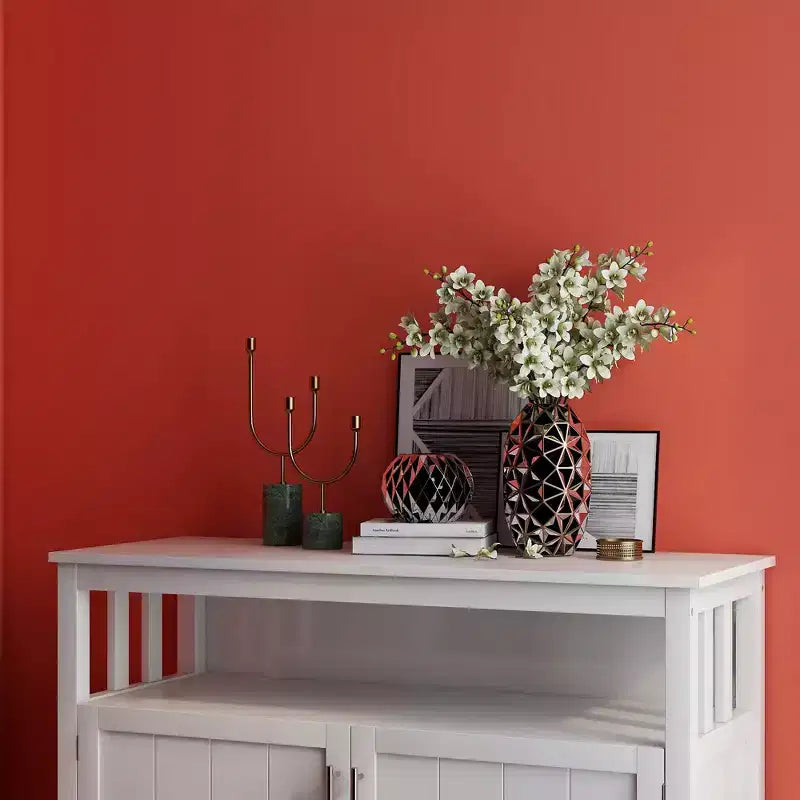 Bahut en bois de 101,5 cm avec 2 portes et 1 étagère