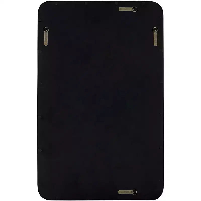 Miroir mural rectangulaire noir 24 x 38