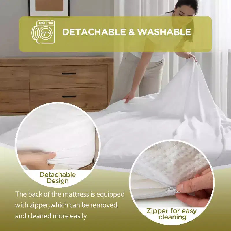 Matelas en mousse à mémoire de forme au gel de 6 pouces Matelas à fermeté moyenne pour un sommeil frais &amp