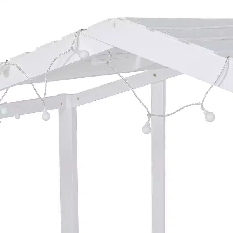 Lit mezzanine superposé simple avec toboggan et échelle, 78,9 L x 72,7 l, avec tableau noir et bande lumineuse sur le toit