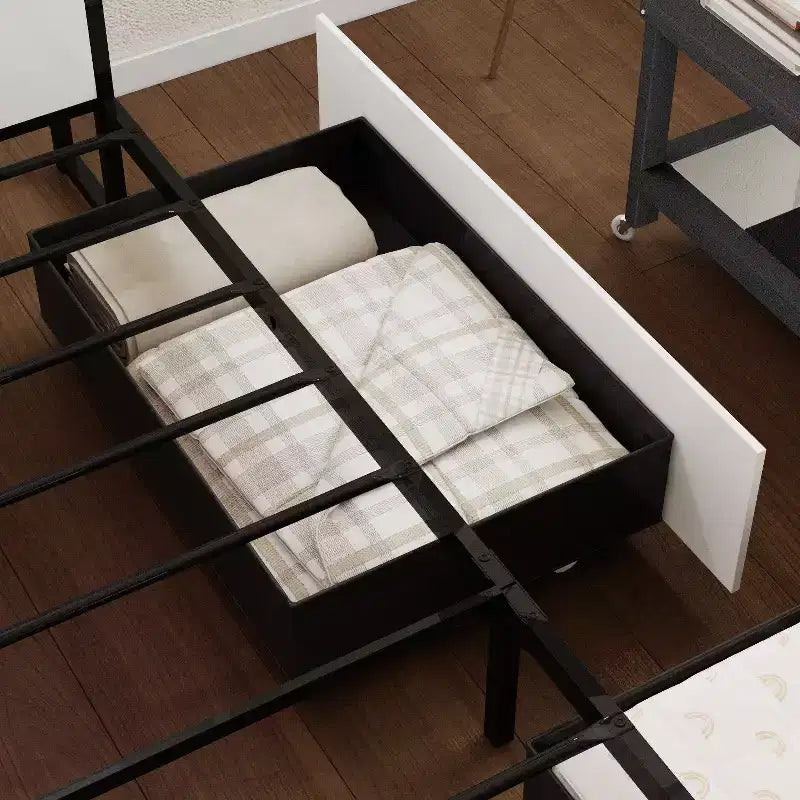 Lit plateforme contemporain Queen size - Éclairage réglable