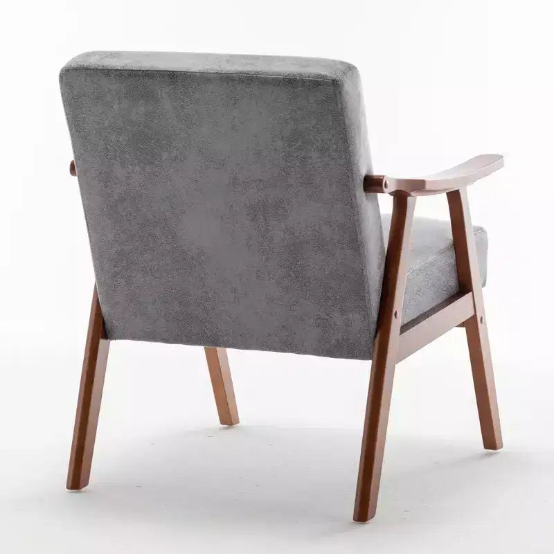 Fauteuil en cuir, Fauteuil moderne classique avec cadre en bois massif