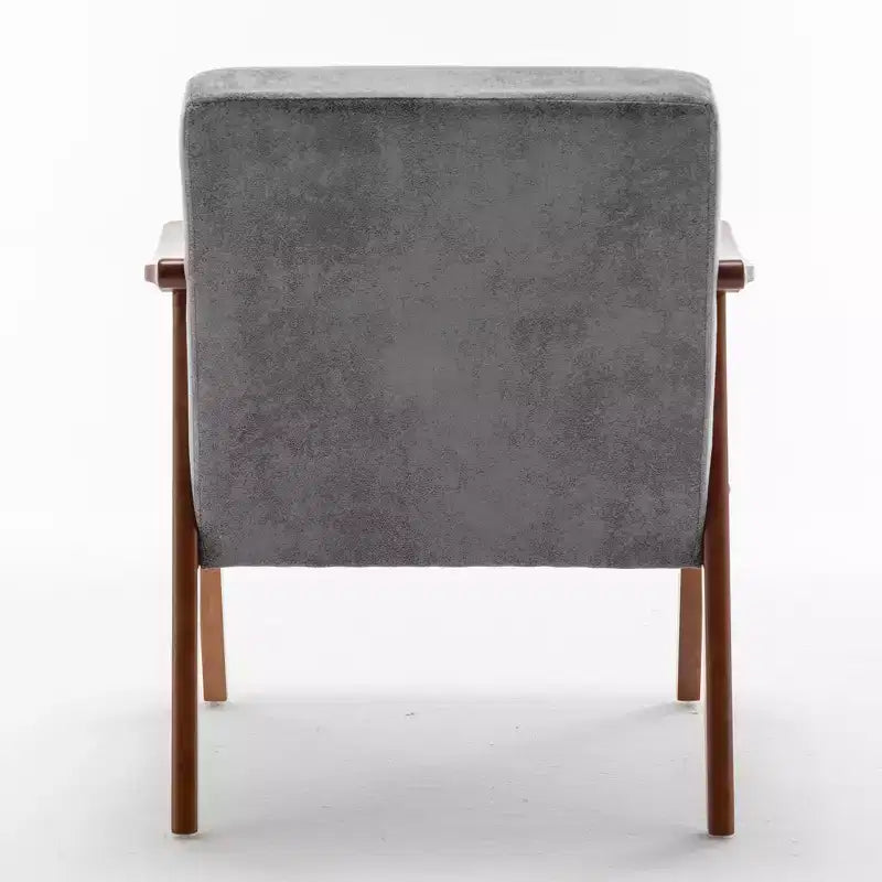 Fauteuil en cuir, Fauteuil moderne classique avec cadre en bois massif