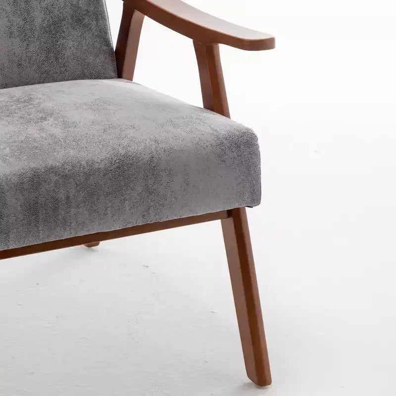 Fauteuil en cuir, Fauteuil moderne classique avec cadre en bois massif
