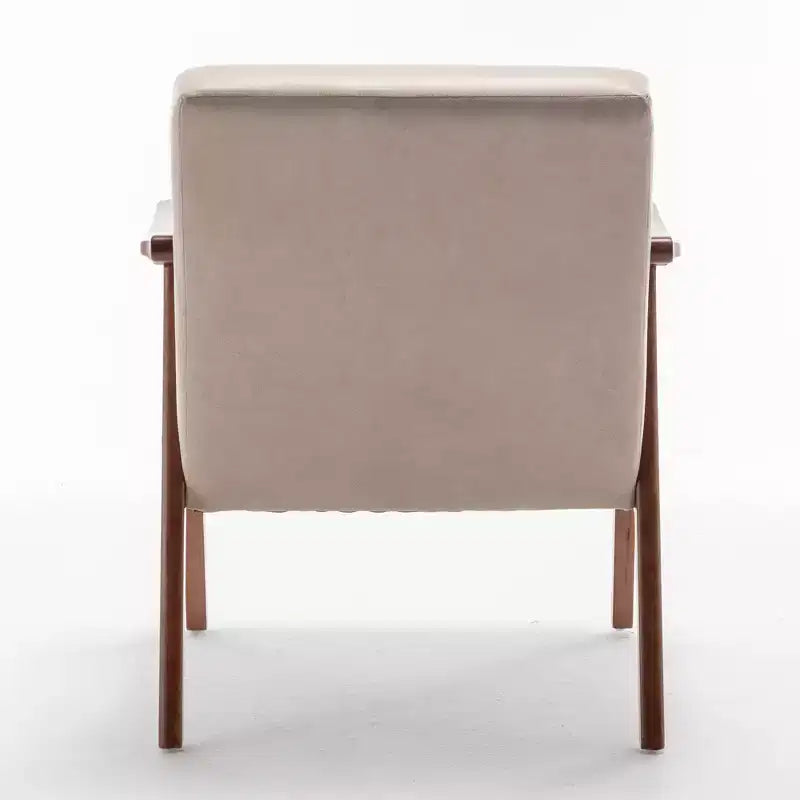 Fauteuil en cuir, Fauteuil moderne classique avec cadre en bois massif