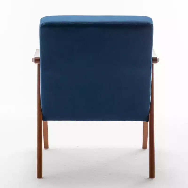 Fauteuil en cuir, Fauteuil moderne classique avec cadre en bois massif