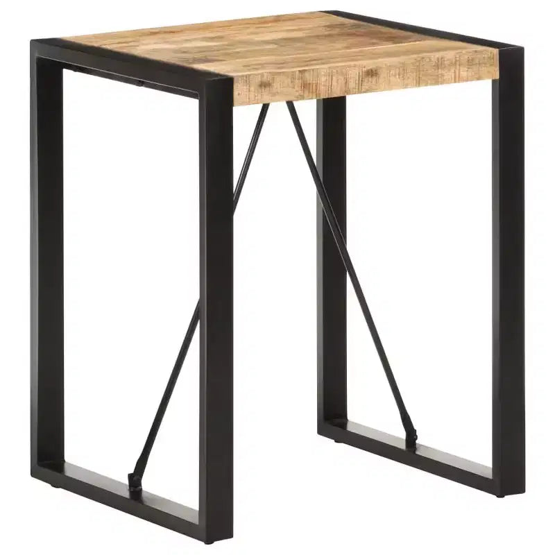 Table de salle à manger en bois de manguier brut et d'acacia massif