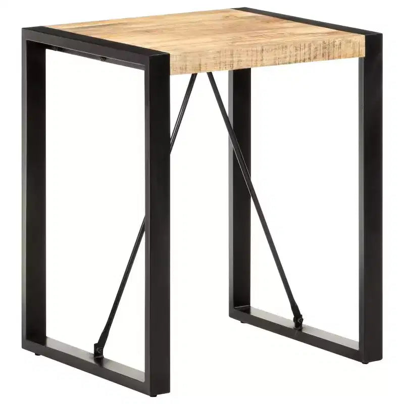 Table de salle à manger en bois de manguier brut et d'acacia massif