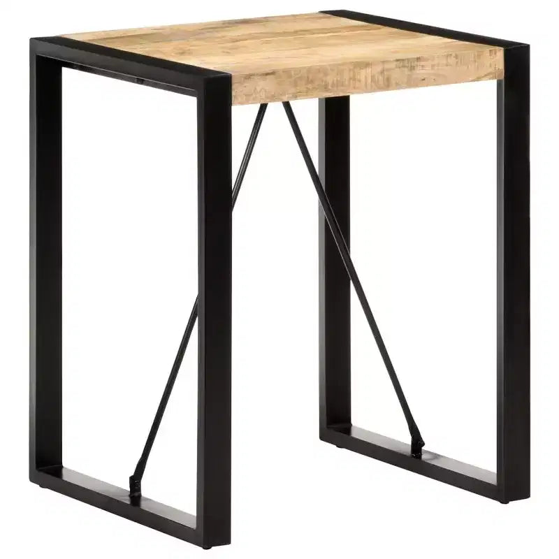 Table de salle à manger en bois de manguier brut et d'acacia massif