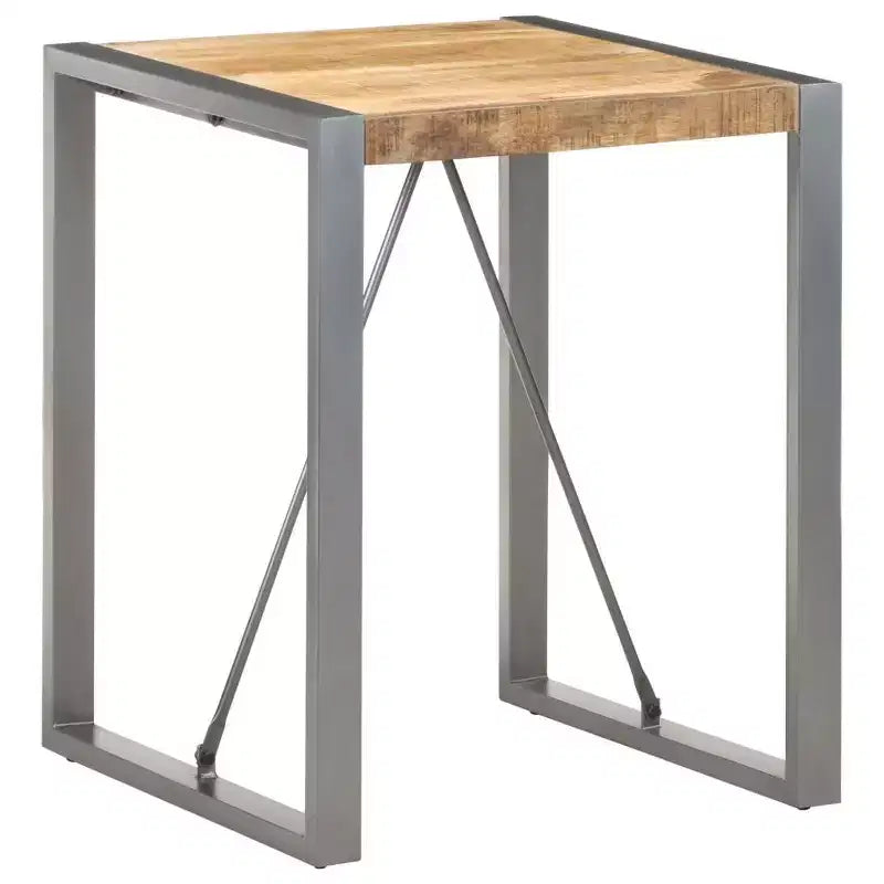 Table de salle à manger en bois de manguier brut et d'acacia massif
