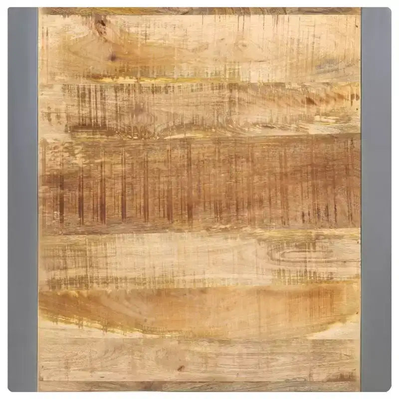 Table de salle à manger en bois de manguier brut et d'acacia massif