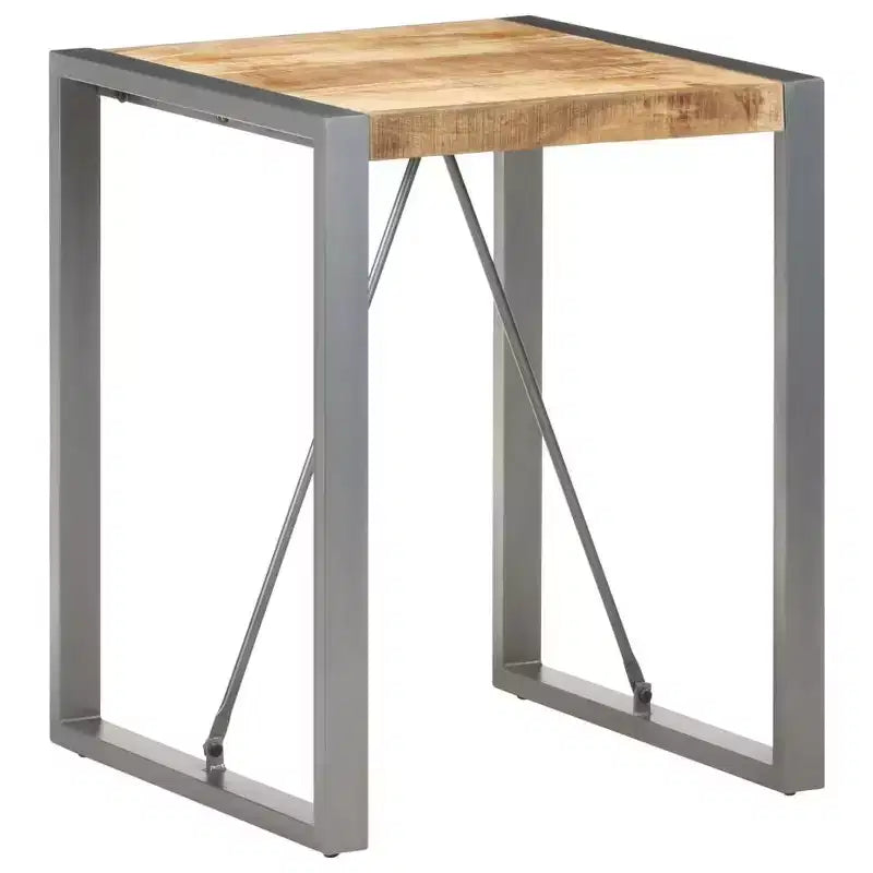 Table de salle à manger en bois de manguier brut et d'acacia massif