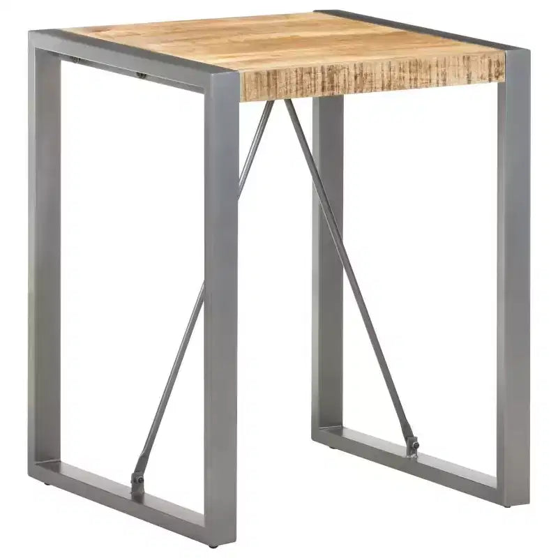Table de salle à manger en bois de manguier brut et d'acacia massif