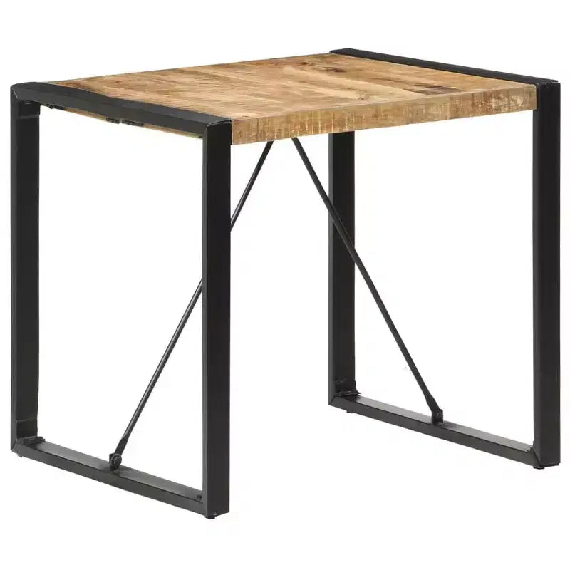 Table de salle à manger en bois de manguier brut et d'acacia massif