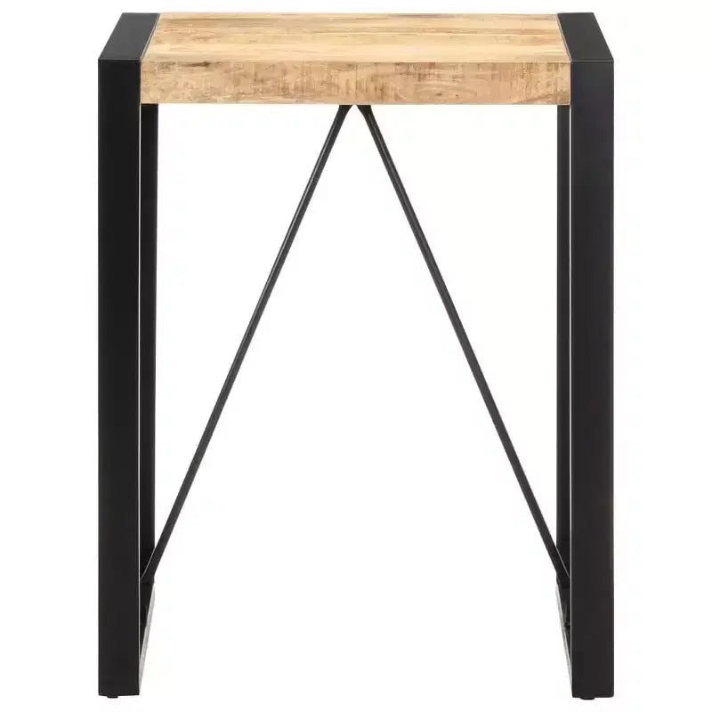 Table de salle à manger en bois de manguier brut et d'acacia massif