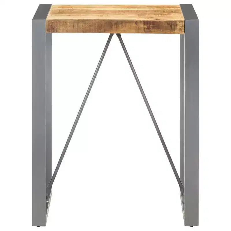 Table de salle à manger en bois de manguier brut et d'acacia massif