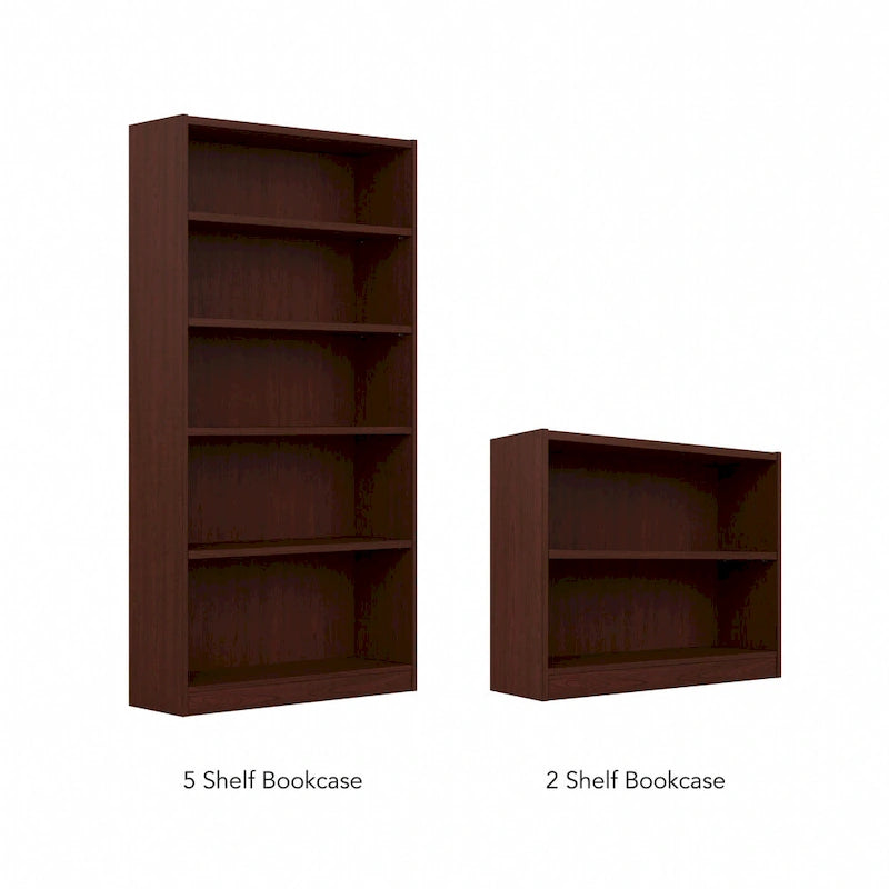 Universal Tall 5 Shelf Bookcase Storage by Bush Furniture