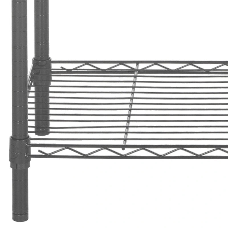 SAFAVIEH Storage Cherri 5-Tier Chrome Wire Adjustable Rack - 35.4 x 17.7 x 70.9 - 35Wx18Dx71H