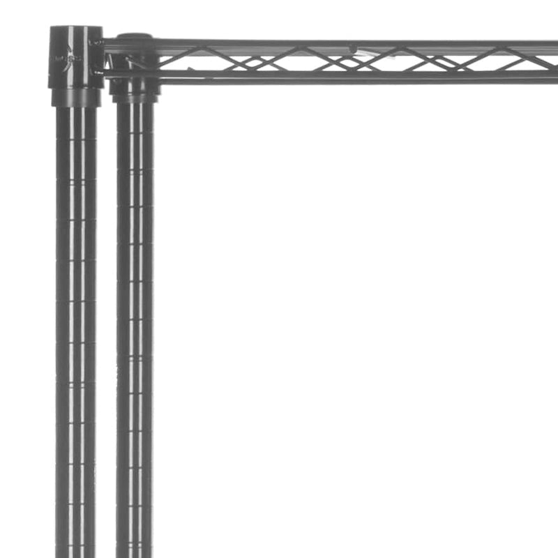 SAFAVIEH Storage Cherri 5-Tier Chrome Wire Adjustable Rack - 35.4 x 17.7 x 70.9 - 35Wx18Dx71H