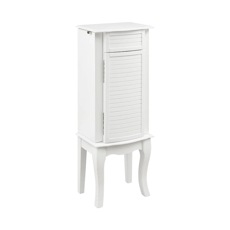 Rectangular Jewelry Armoire - 35.5 - White