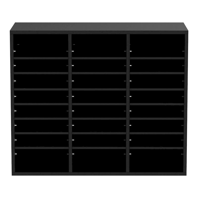 Multi-Purpose Office Literature Organizers with 24 Compartments and Adjustable Shelves Perfect Addition to Any Space
