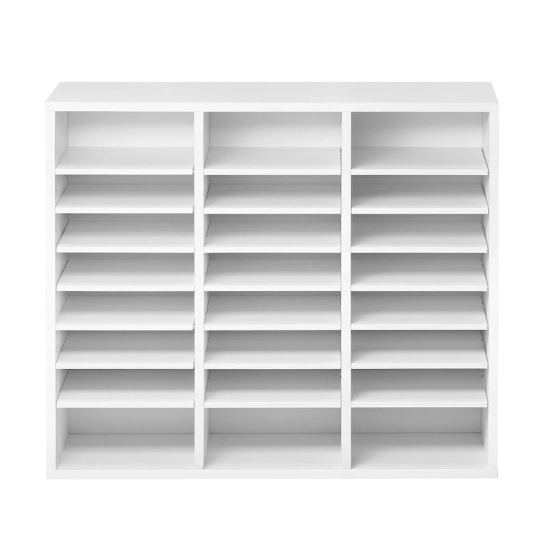Multi-Purpose Office Literature Organizers with 24 Compartments and Adjustable Shelves Perfect Addition to Any Space