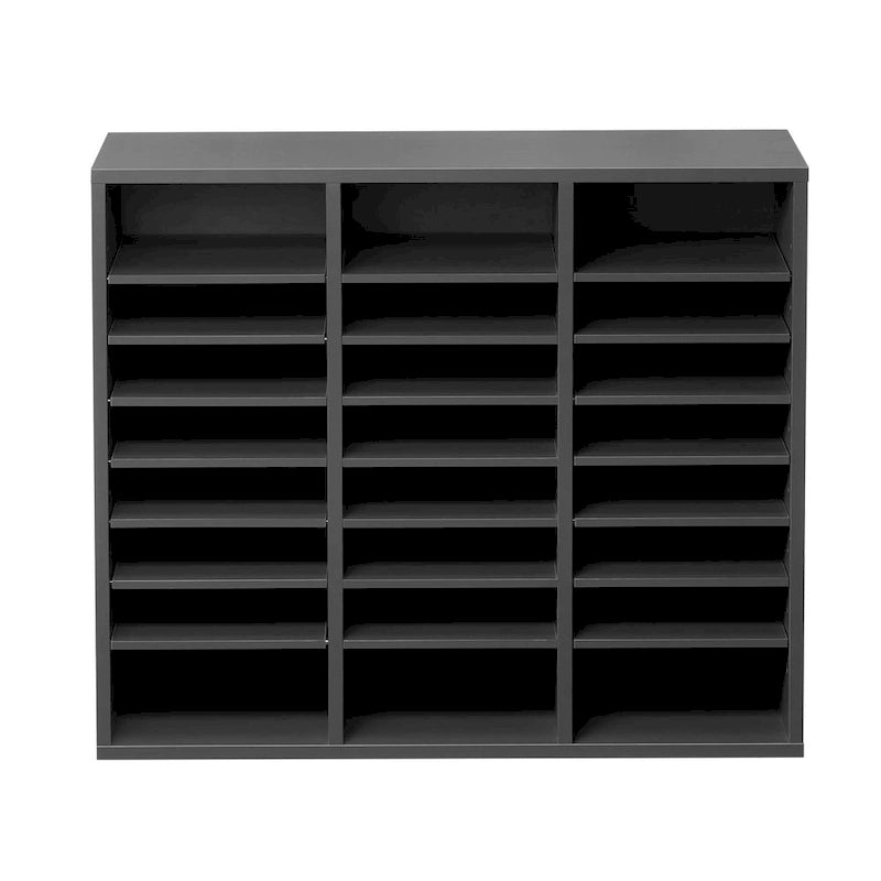 Multi-Purpose Office Literature Organizers with 24 Compartments and Adjustable Shelves Perfect Addition to Any Space