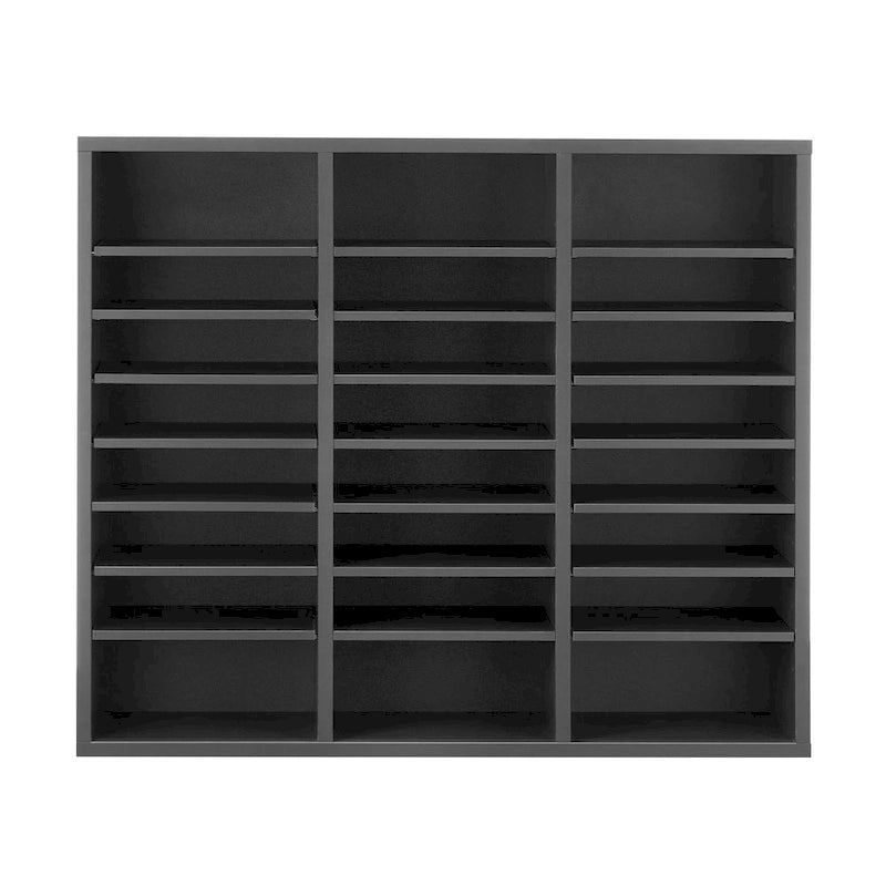 Multi-Purpose Office Literature Organizers with 24 Compartments and Adjustable Shelves Perfect Addition to Any Space
