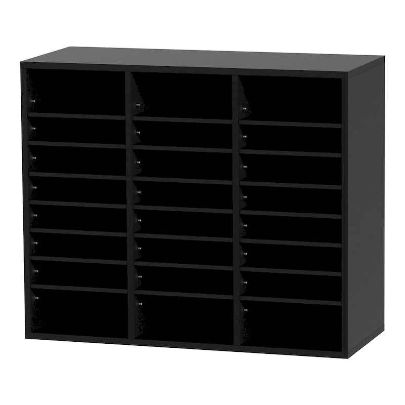 Multi-Purpose Office Literature Organizers with 24 Compartments and Adjustable Shelves Perfect Addition to Any Space
