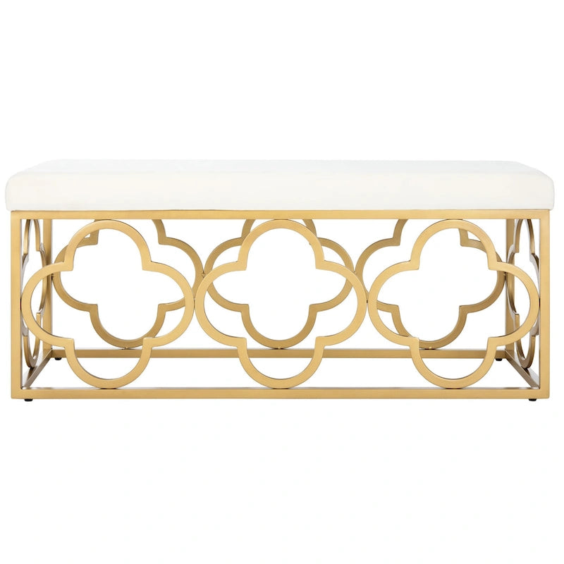 SAFAVIEH Penelope Moroccan Glam Rectangle Bench - 44.5 x 16.5 x 19 - 45Wx17Dx19H