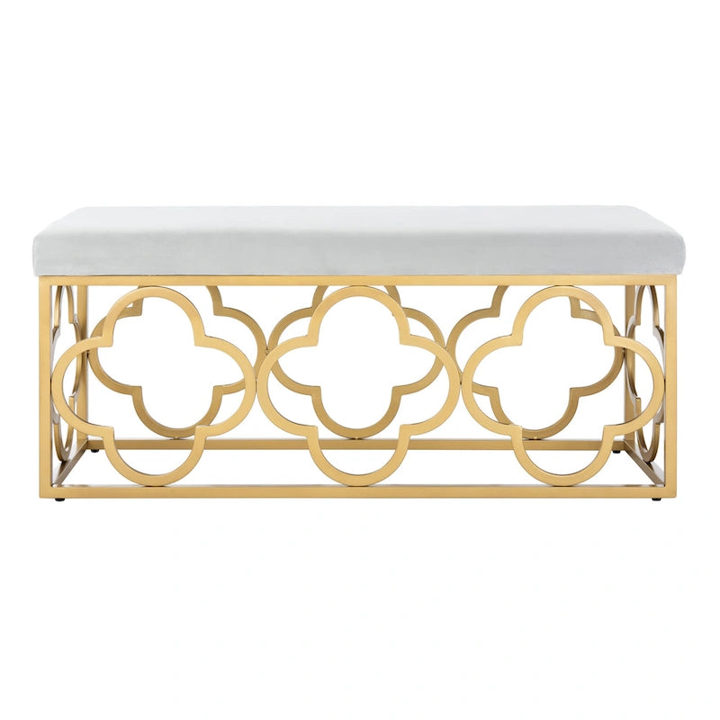 SAFAVIEH Penelope Moroccan Glam Rectangle Bench - 44.5 x 16.5 x 19 - 45Wx17Dx19H