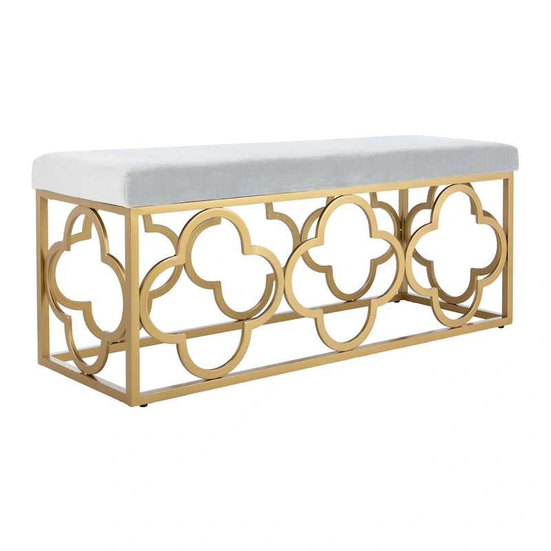 SAFAVIEH Penelope Moroccan Glam Rectangle Bench - 44.5 x 16.5 x 19 - 45Wx17Dx19H