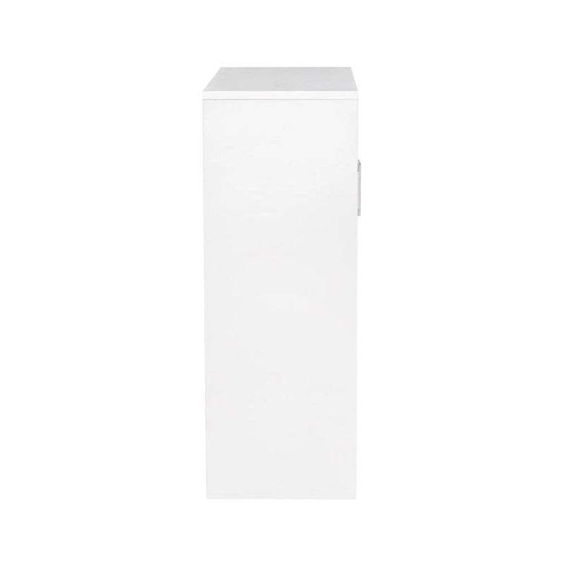 Wood Floating Wall Mounted Storage Cabinet For Barber Shampoo Station