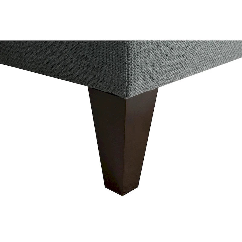 Brooke Diamond Tufted Upholstered Long Storage Bench Ottoman