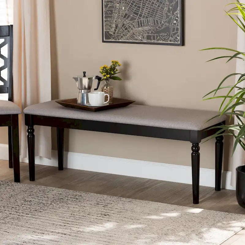 Giovanni Modern and Contemporary Wood Dining Bench