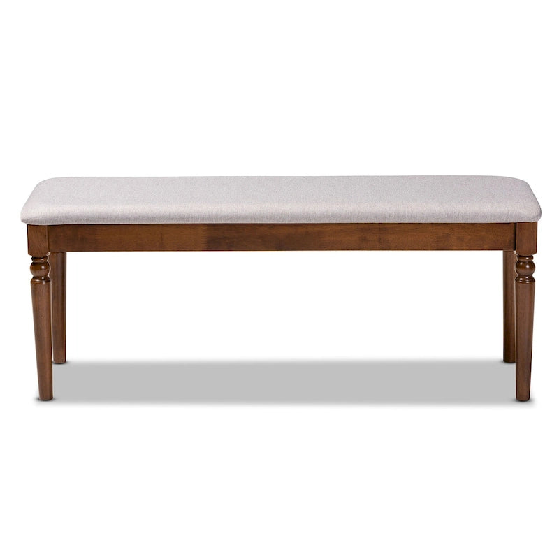 Giovanni Modern and Contemporary Wood Dining Bench