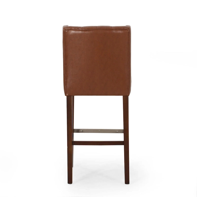 Modern Wing Back Bar Stools (Two-Piece Set)