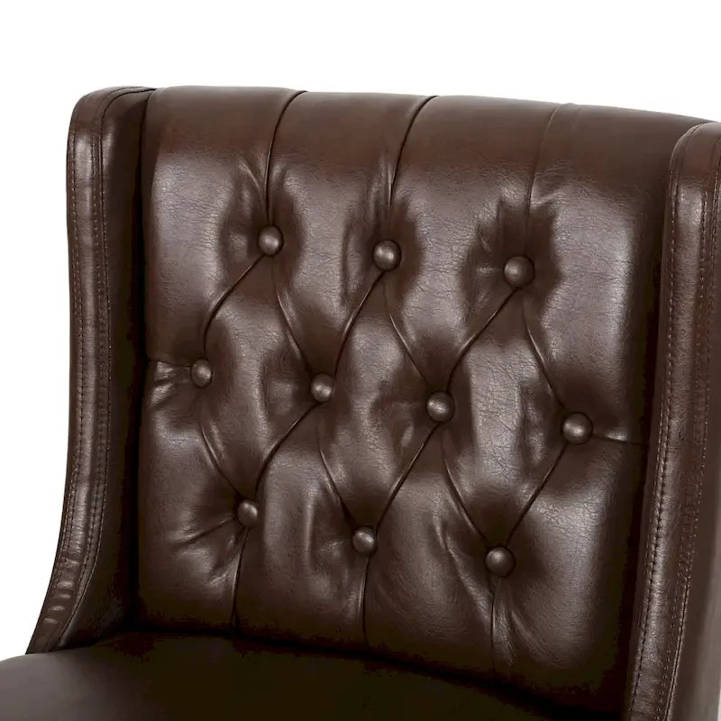 Modern Wing Back Bar Stools (Two-Piece Set)