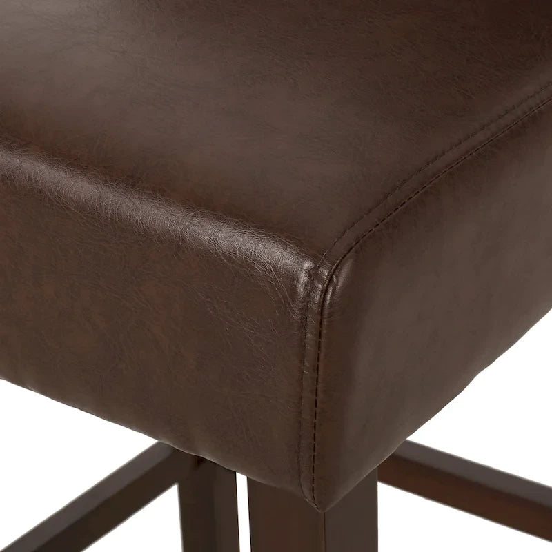 Modern Wing Back Bar Stools (Two-Piece Set)