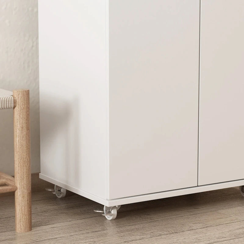 23.6 W 70.9High Shoe Cabinet, 8 Floors, Three Adjustable Boards