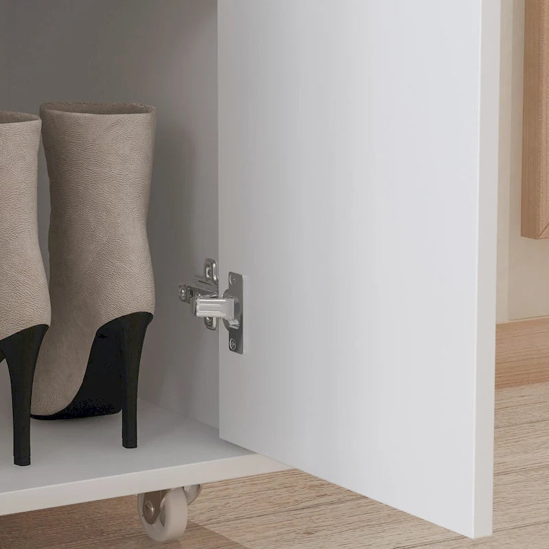 23.6 W 70.9High Shoe Cabinet, 8 Floors, Three Adjustable Boards
