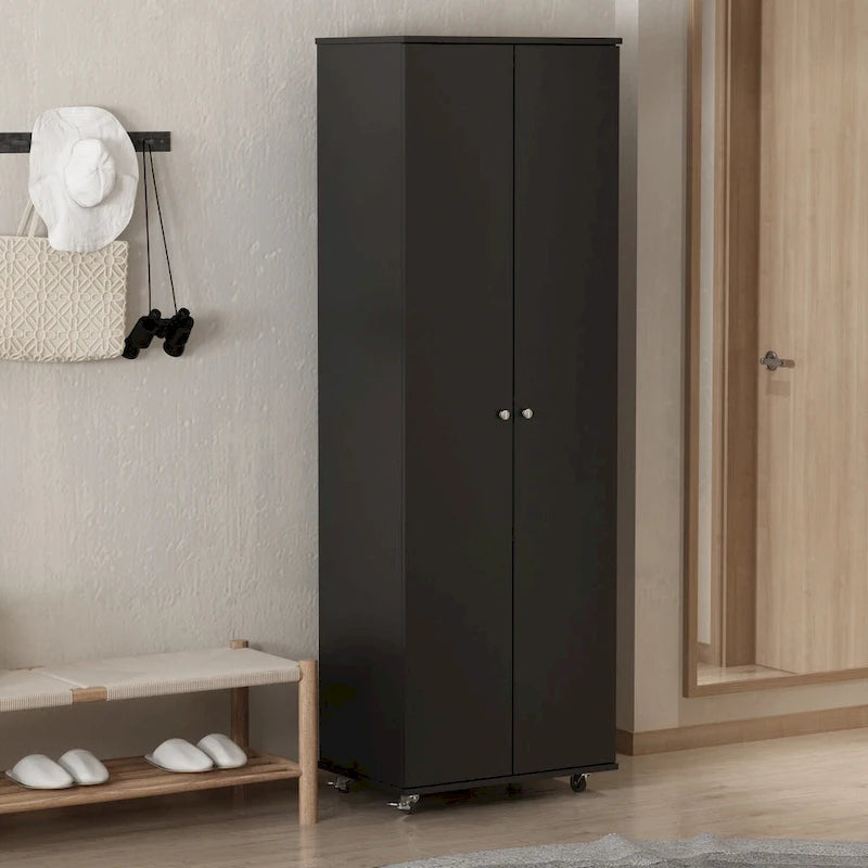 23.6 W 70.9High Shoe Cabinet, 8 Floors, Three Adjustable Boards