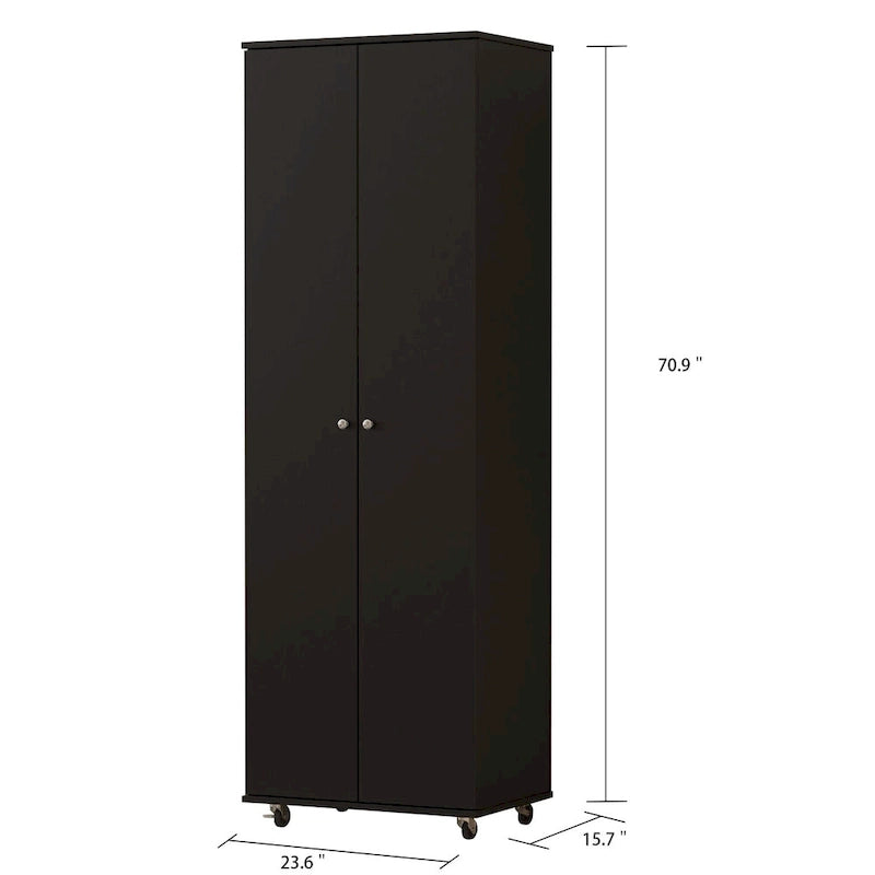 23.6 W 70.9High Shoe Cabinet, 8 Floors, Three Adjustable Boards