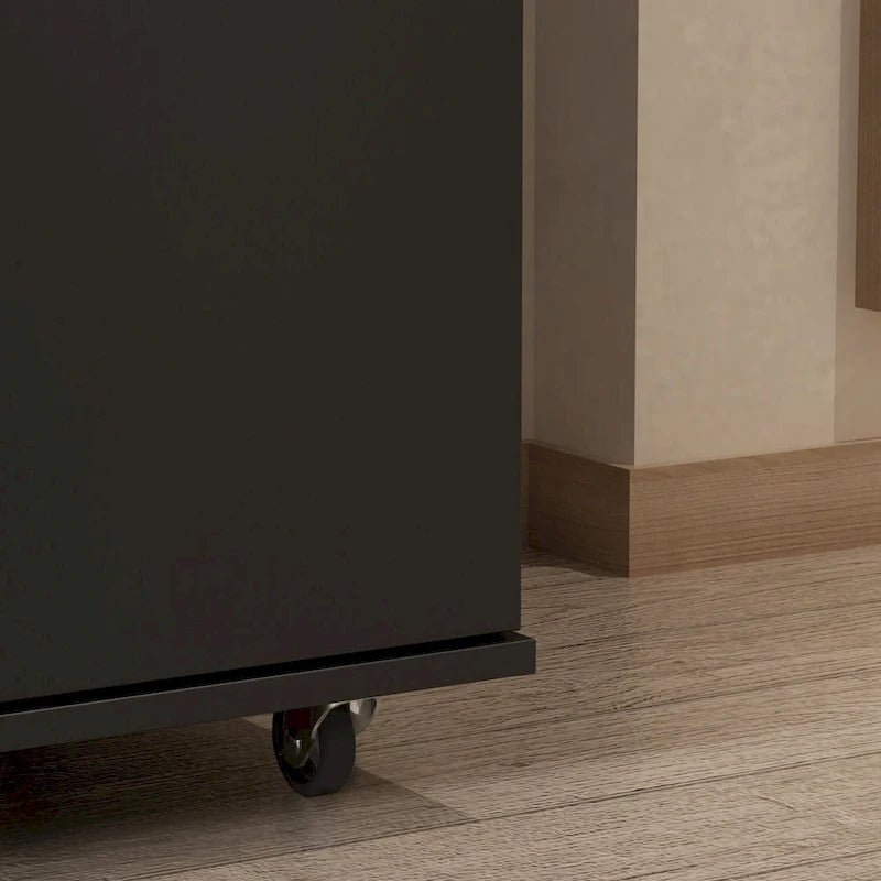 23.6 W 70.9High Shoe Cabinet, 8 Floors, Three Adjustable Boards