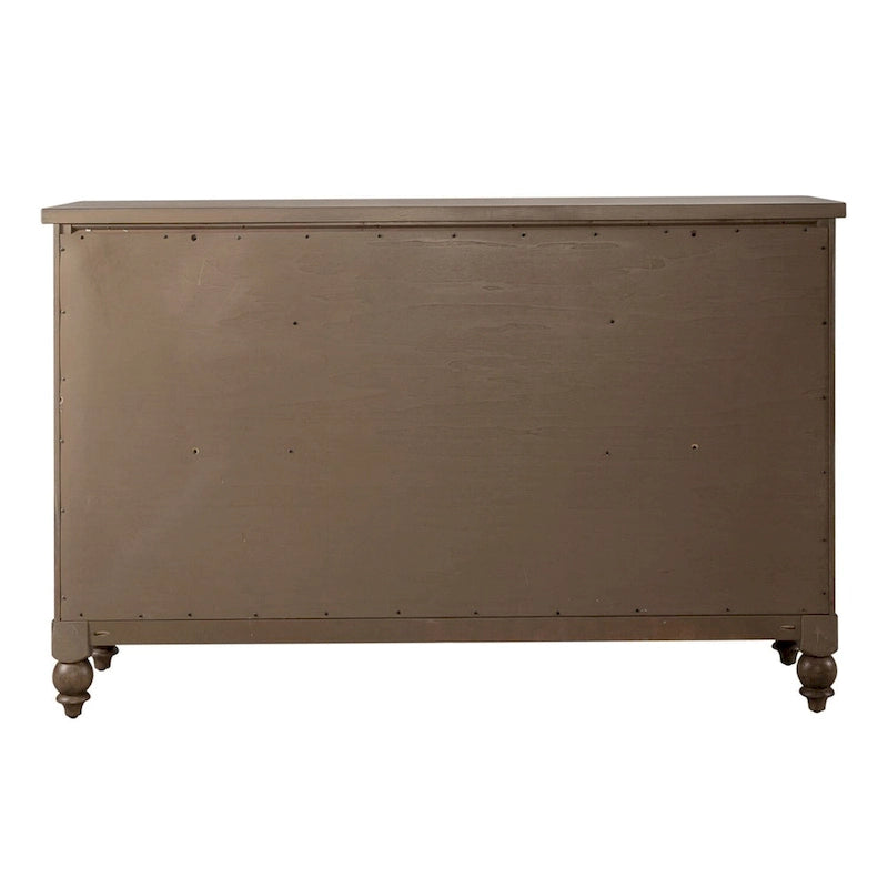 Dusty Taupe 9 Drawer Dresser