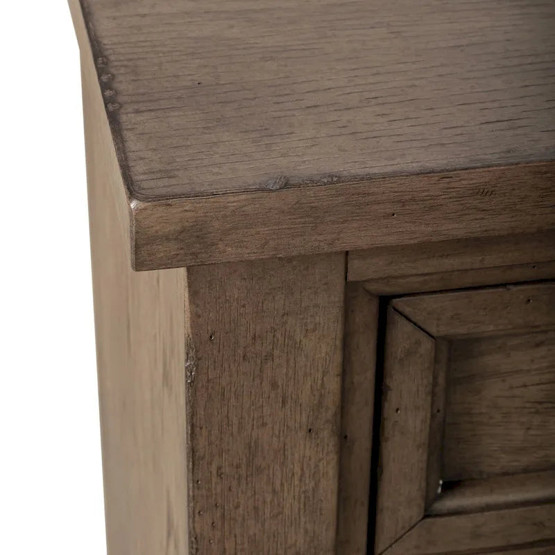 Dusty Taupe 9 Drawer Dresser