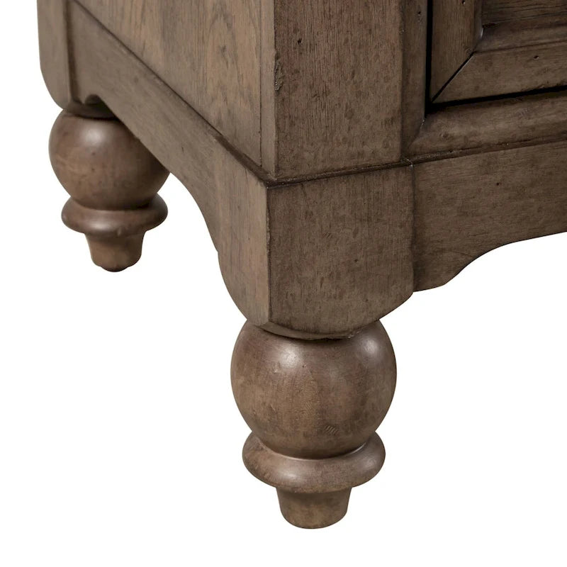 Dusty Taupe 9 Drawer Dresser