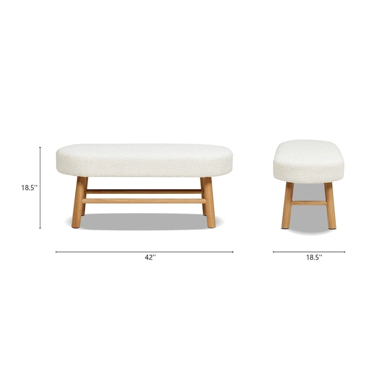 Jennifer Taylor Home Fuji Accent Entryway Bench