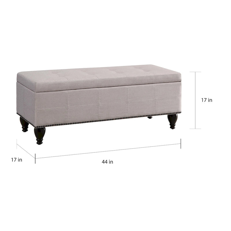 Copper Grove Bunlap Upholstered Storage Bench